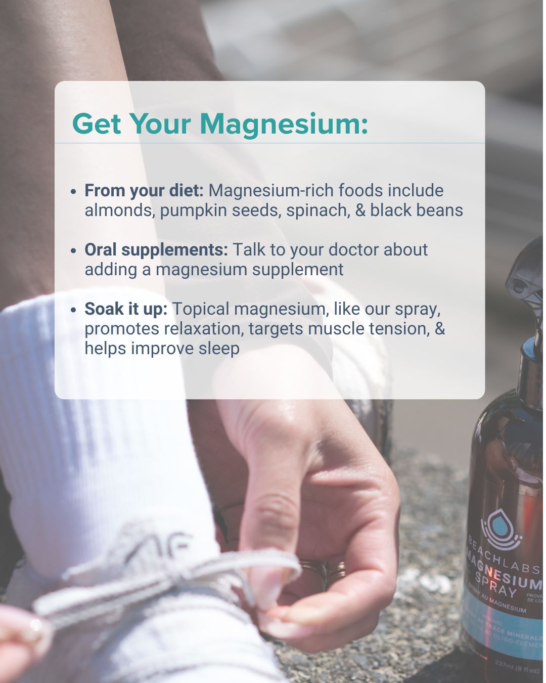 Magnesium Spray - 100% Canadian Magnesium Chloride   (237ml)